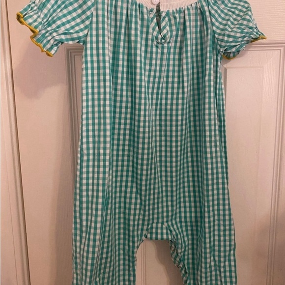 NWT Fall Smocked Bubble Romper - Picture 5 of 7